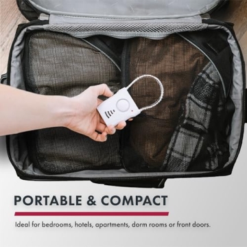 SABRE 110dB Door Alarm - Portable Safety Alarm for Travel