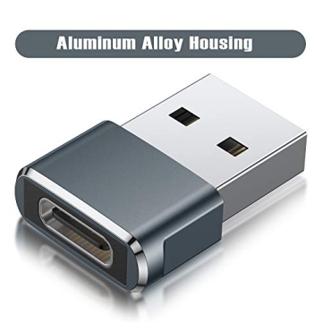 USB to USB C Adapter for iPhone 16 - 2 Pack