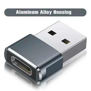 USB to USB C Adapter for iPhone 16 - 2 Pack