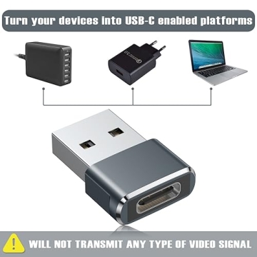 USB to USB C Adapter for iPhone 16 - 2 Pack