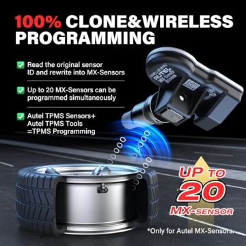 Autel TPMS Sensor Set of 4, Dual Frequency Compatible