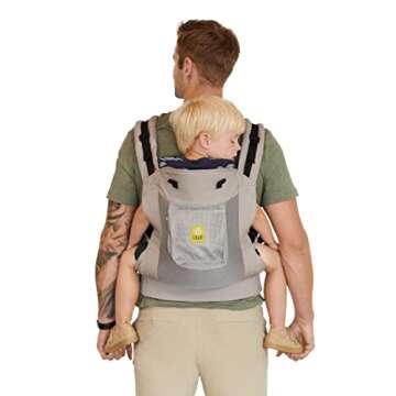 LÍLLÉbaby 3-in-1 Ergonomic CarryOn Airflow Toddler Carrier with Lumbar Support & Breathable Mesh L...