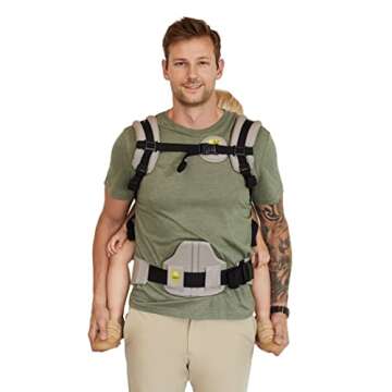 LÍLLÉbaby 3-in-1 Ergonomic CarryOn Airflow Toddler Carrier with Lumbar Support & Breathable Mesh Lining (25-60 lbs), Supportive & Comfortable, Multi-Position Carrying for Hiking & Travel (Mist)