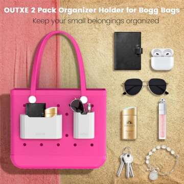 OUTXE Silicone Bogg Bag Organizer - Stylish, Durable, Versatile