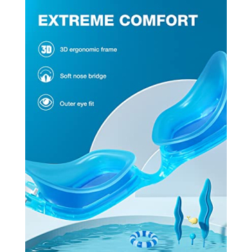 ZIONOR Kids Polarized Swim Goggles with UV Protection