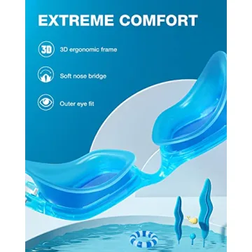 ZIONOR Kids Polarized Swim Goggles with UV Protection