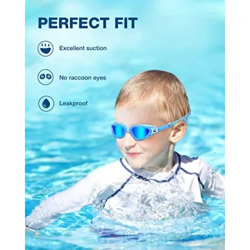 ZIONOR Kids Polarized Swim Goggles with UV Protection