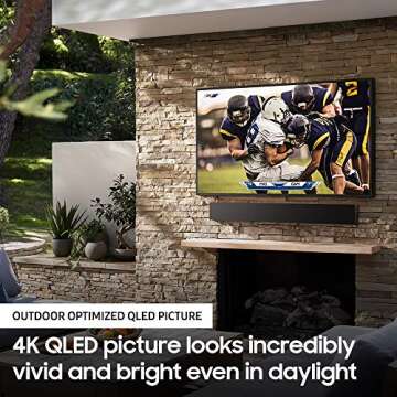 SAMSUNG 65-inch QLED Outdoor TV with Alexa and 4K HDR