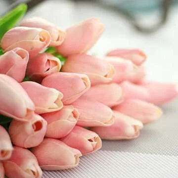 30 pcs Real-Touch Artificial Tulip Flowers for Decoration