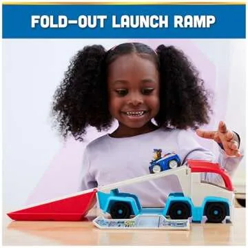 Paw Patrol: Pup Squad Patroller Team Vehicle, Toy Truck with Collectible Chase Toy Car, Kids Toys for Boys & Girls Ages 3+