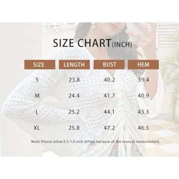 FERBIA Crochet Top Beachwear Adjusting Drawstring Shirt