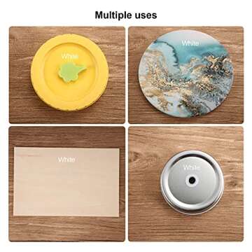 105 Pcs Carbon Transfer Paper 11.7 x 8.3 Inch Tracing Carbon Graphite Copy Paper with Embossing Stylus Tracing Stylus Dotting Tools for Cloth Wood (Black, White)