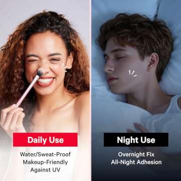 Sosky Pimple Patches for Face, FSA HSA Eligible Invisible Hydrocolloid Acne Patches, Zit Sticker for Face and Skin, Pimple Patches for Covering Zits, Blemishes with Salicylic Acid 48 Count