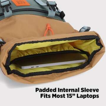 Topo Designs Rover Pack Classic - Khaki/black - One Size