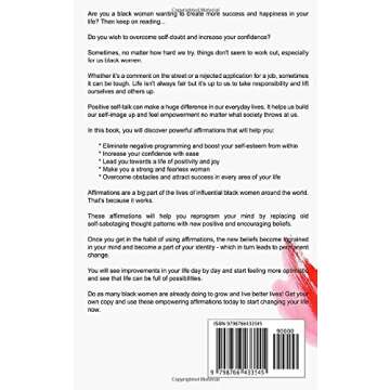 Empowering Affirmations for Black Women: Positive Affirmations to Increase Confidence, Boost Self Es...