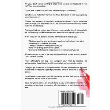 Empowering Affirmations for Black Women: Positive Affirmations to Increase Confidence, Boost Self Es...