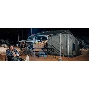 Oztent 30 Second Expedition 4-5 Person Tent (45 Lb) 8 ft(W) x 8 ft(D) x 6.6ft(H) + 6.6ft(Awning)