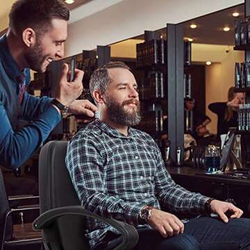 Dkeli Salon Chair Barber Chair Styling Chair Hydraulic Heavy Duty Leather Swivel Classic Hair Salon ...