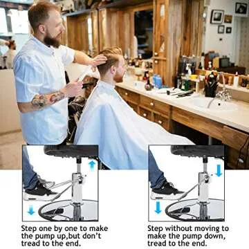 Dkeli Heavy Duty Salon Chair - Ergonomic & Stylish