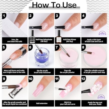 Morovan Nail Primer and Dehydrator for Acrylic Nails