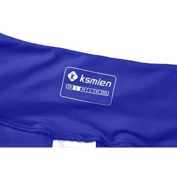 Ksmien Women's 2 in 1 Running Shorts - Lightweight Athletic Workout Gym Yoga Shorts Liner with Phone Pockets Royal Blue