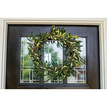 Nearly Natural 20in. Artificial Olive Wreath
