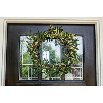 Nearly Natural 20in. Artificial Olive Wreath