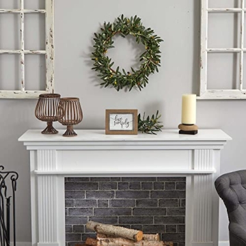 Nearly Natural 20in. Artificial Olive Wreath