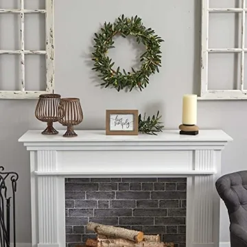 Nearly Natural 20in. Artificial Olive Wreath
