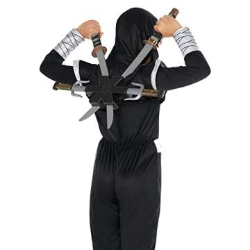 Morph - BPA Free - Ninja Swords for Kids with Back Strap Costume Ninja Costume Accessories for Kids ...