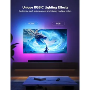Govee Smart TV LED Backlight - RGBIC with App Control