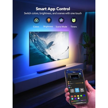 Govee Smart TV LED Backlight - RGBIC with App Control