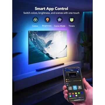 Govee Smart TV LED Backlight - RGBIC with App Control