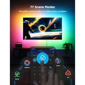 Govee Smart TV LED Backlight - RGBIC with App Control