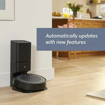 iRobot Roomba i3+ EVO (3550) Self-Emptying Robot Vacuum – Now Clean by Room with Smart Mapping, Empties Itself for Up to 60 Days, Works with Alexa, Ideal for Pet Hair, Carpets​, Roomba i3+