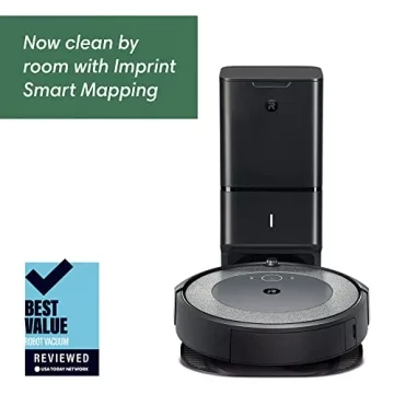 iRobot Roomba i3+ EVO (3550) Self-Emptying Robot Vacuum – Now Clean by Room with Smart Mapping, Empties Itself for Up to 60 Days, Works with Alexa, Ideal for Pet Hair, Carpets​, Roomba i3+