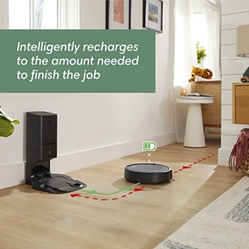 iRobot Roomba i3+ EVO (3550) Self-Emptying Robot Vacuum – Now Clean by Room with Smart Mapping, Empties Itself for Up to 60 Days, Works with Alexa, Ideal for Pet Hair, Carpets​, Roomba i3+