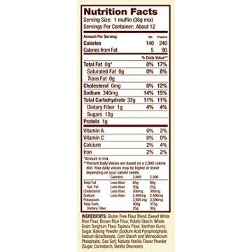 Bob's Red Mill Gluten Free Muffin Mix, 16 Ounce (Pack of 4)