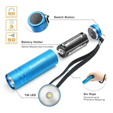 EverBrite Mini Flashlight Set - 6 LED Torches