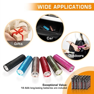 EverBrite Mini Flashlight Set - 6 LED Torches