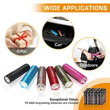 EverBrite Mini Flashlight Set - 6 LED Torches