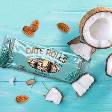 Gourmet Coconut & Almond Date Rolls | Vegan Gluten-Free Snack