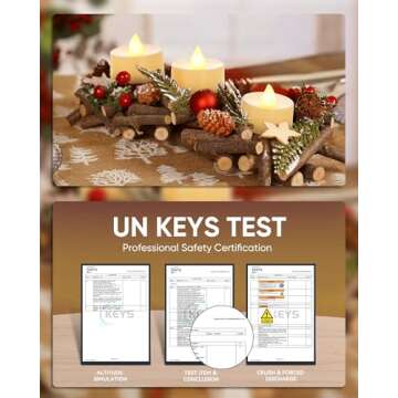 Beichi 100-Pack Flameless LED Tea Light Candles Bulk