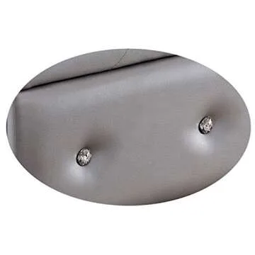 Kings Brand Furniture Silver Vinyl Tufted Design Upholstered Storage Bench Ottoman