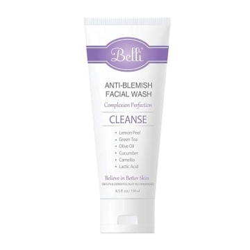 Belli Skincare Anti-Blemish Facial Wash Gel Cleanser | Anti Acne for sensitive skin, pregnancy safe,...