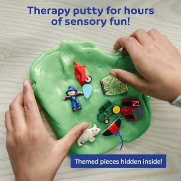 Fun & Function The Original Discovery Putty - Therapy Putty for Kids w/Hidden Animal Piece - Sensory...