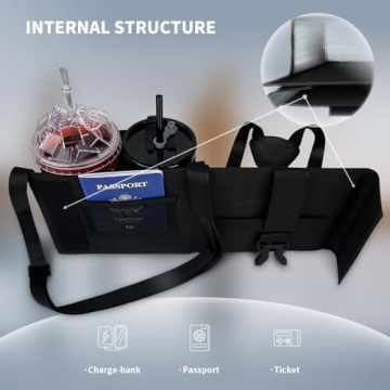 Vethers Travel Luggage Cup Holder and Straps for Hands-Free Travel