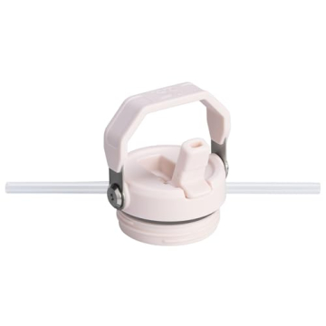 Stanley IceFlow Flip Straw 2.0 Water Bottle 24 OZ | Built-In Straw with Larger Opening | Lightweight & Leak-Resistant | Insulated Stainless Steel | BPA-Free | Almond Rose