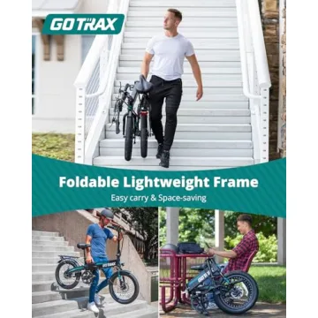 Gotrax R1 Foldable Electric Bike with 40 Miles Range