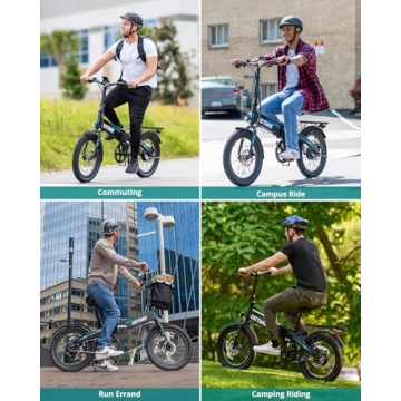 Gotrax R1 Foldable Electric Bike with 40 Miles Range